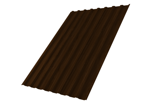 Профнастил С20В 0,45 Print Elite Choco Wood TwinColor