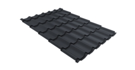 Профиль волновой модерн 0,45 Drap TwinColor RAL 7024 мокрый асфальт