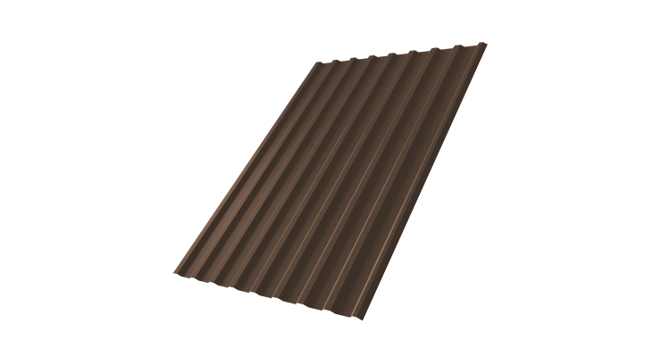 Профнастил С20R 0,5 Atlas X RAL 8017 шоколад