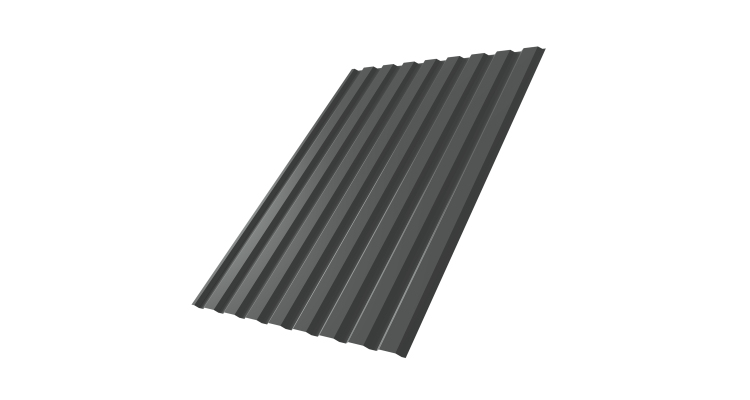 Профнастил С20A 0,45 Drap TR RAL 7016 антрацитово-серый