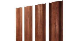Штакетник М-образный В с прямым резом 0.45 Print Premium Rowan Wood Intense FTC