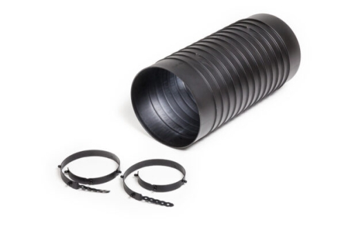 Патрубок монтажный Vilpe Ross 125 черный