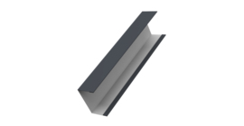 Крышка жалюзи Milan, Tokyo для калиток, ворот 0,45 Drap RAL 7024 мокрый асфальт (3м)