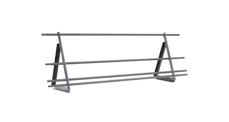 Ограждение кровельное со снегозадержателем Optima 0,65х2м RAL 7004