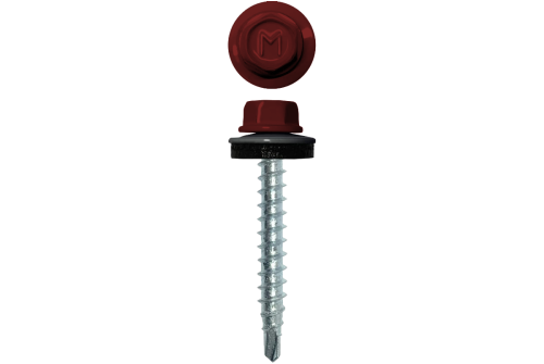 Саморез кровельный Daxmer 4,8х29 RAL 3011 (250) сверло №1