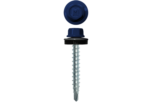 Саморез кровельный Daxmer 4,8х29 RAL 5002 (250) сверло №1