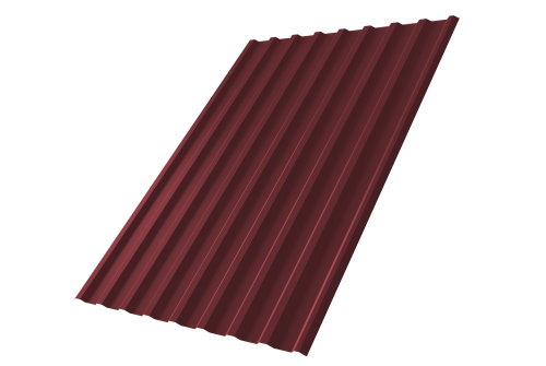 Профнастил С20R 0.45 PE-Double RAL 3005 красное вино